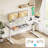 Electric Standing Desk With 4 Under-desk Drawers, Height-adjustable Desk With Built-in Power Outlets,standing Desk With Reversible Structure,home Office Desk With Hidden Desk-mounted Cable Management Tray-1255763393-1250950425