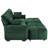 78.7" 2-Seater Sofa with 2 Ottomans-1639115913