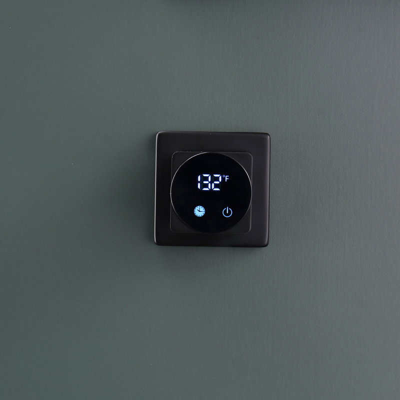 Matte Black Wall Mounted 4-Bar Towel Warmer