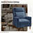Adana 27" Wide Mid-century Modern Upholstered Push Back Recliner-269641188