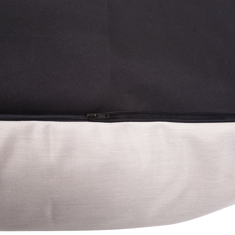 Repose-pieds d'extérieur avec coussin Albelo-Sire, Sable paysage marin
