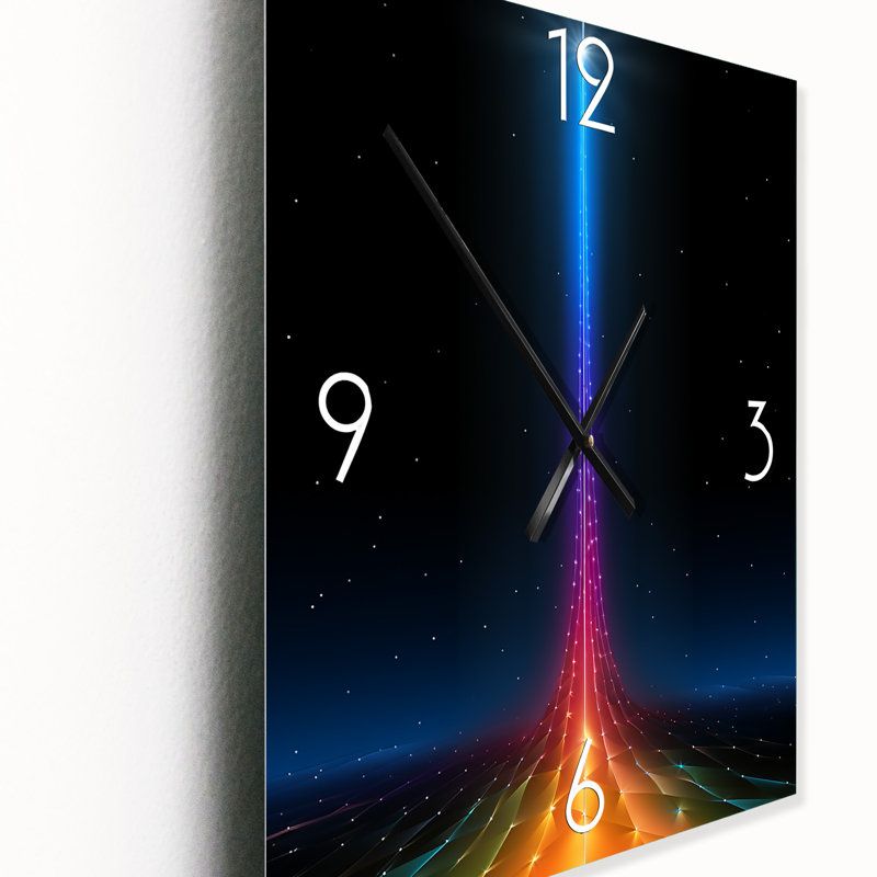 Horloge murale surdimensionnée Singularity Consciousness Ascension II, H 40 po x l 30 po x P 1 po