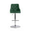 Pari Swivel Upholstered Adjustable Height Counter Stool with Metal Frame-1104119457