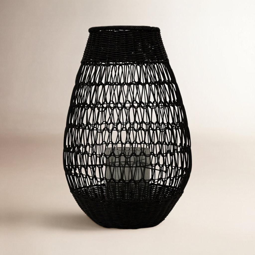 Lieb Lantern Candle Holder, 27" H x 15" W x 15" D
