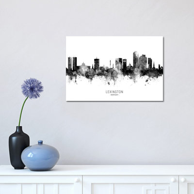 Lexington Kentucky Skyline Name by Michael Tompsett - 1 Piece Wall Art on Canvas