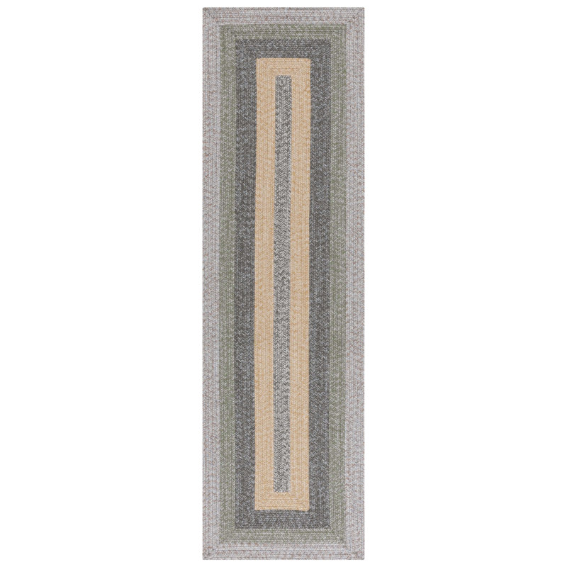 Doner Woven Performance Machine Washable Performance Chevron Indoor/Outdoor Area Rug, Runner 2'3" x 8'