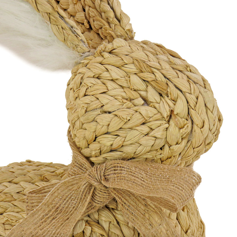 9" Braided Bunny Décor