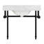 Base de lavabo console en acier inoxydable antirouille de 34,5 po ANZZI Verona Series-102345261
