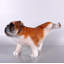 Statue de bouledogue en peluche grandeur nature