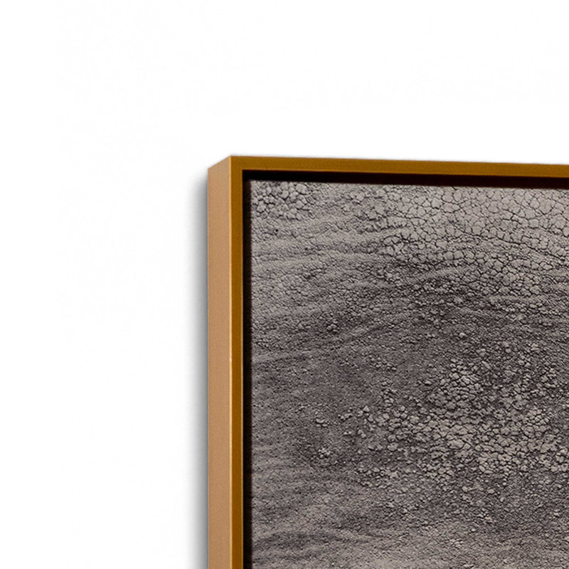 «Wise Gaze», reproduction sur toile, H 18,75 po x l 12,75 po x P 1,75 po, Cadre flottant or poli