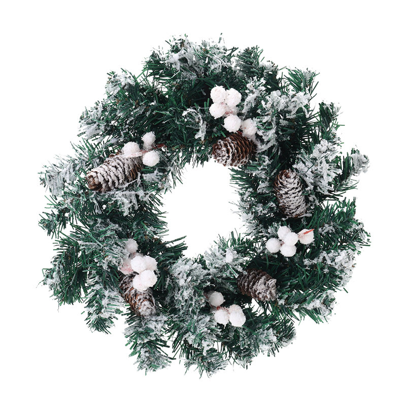 Faux PVC 33cm Wreath