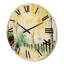 Horloge murale en bois paysage d'automne-63902267