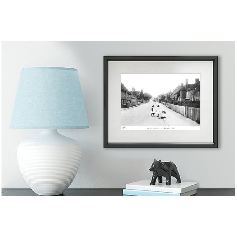 Great Chart, The Village 1908 - Single Picture Frame Print, 40cm H x 50cm W x 2.3cm D
