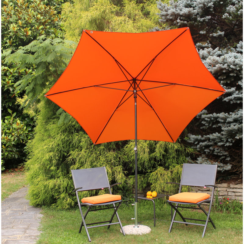 Valensia 2.5m Market Parasol, Orange