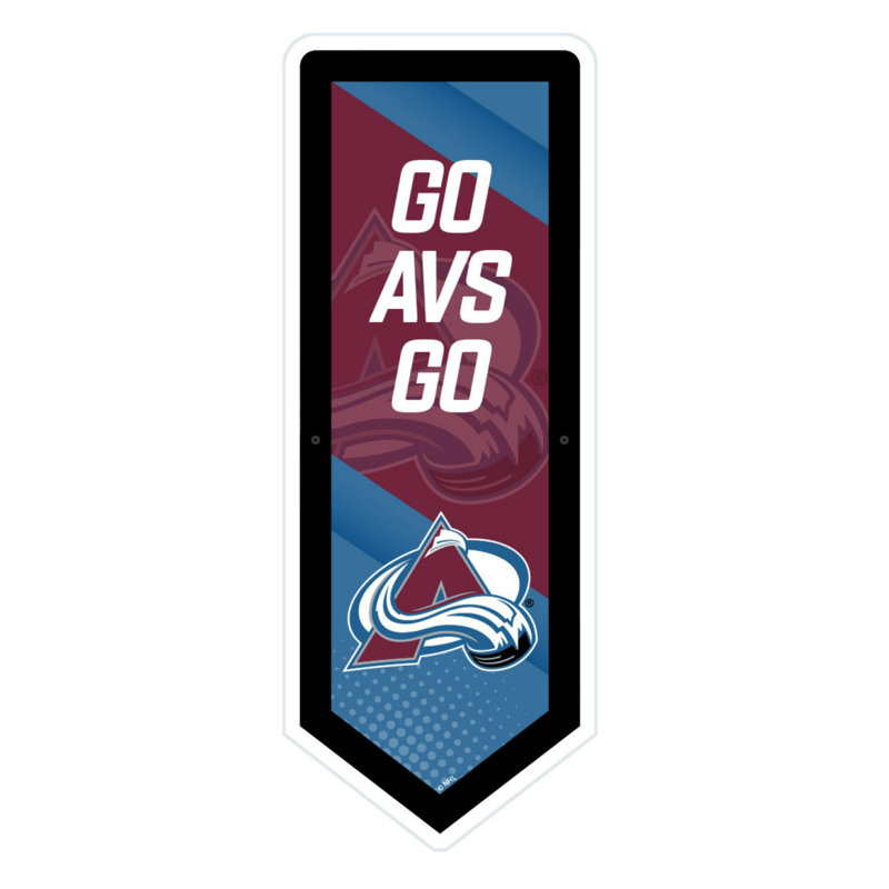 Enseigne murale NHL Team Pennant, Avalanche du Colorado