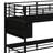 Ashvith Twin Size Metal Loft Bed With LED, Desk And 4 Storage Shelves