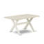 Table de salle à manger X-Style Mid-Century Modern - un plateau de cuisine rectangulaire avec des pieds élégants-851934122-851934119-851934121