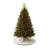 Christmas Tree Rug - Off White, 59.1 x 59.1 Inches | 100% Polyester, Machine Washable at 68°F | Includes 8 Ribbons, Perfect for Holiday Decor & Protection | Soft, Elegant Design for Festive Atmosphere-432647577-432647576