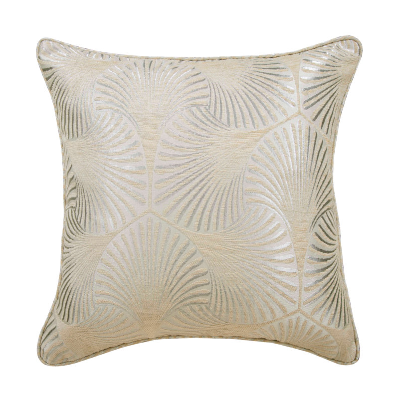 Anurudh Floral Square Cushion, Cream