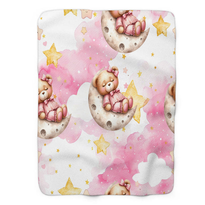 Mama Love - Couverture sherpa de qualité supérieure 1 pièce, L 50 po x L 60 po
