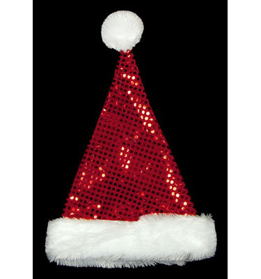 Accessoire de déguisement de père Noël adulte unisexe 19 po Sequin