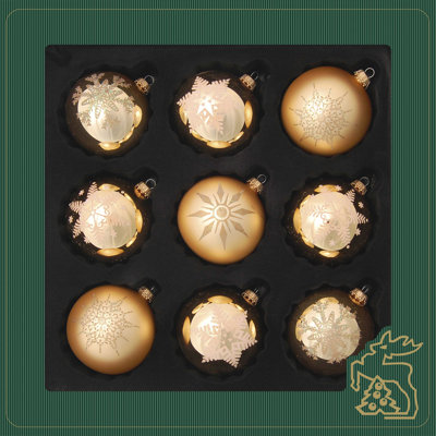 9-tlg. Weihnachtsbaumkugel-Set