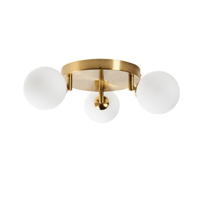 MAVILLA 3 - Light Brass Geometric Pendant
