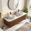 Comptoir de salle de bain mural en bois 60 po E1 60 po-131434573-131434572