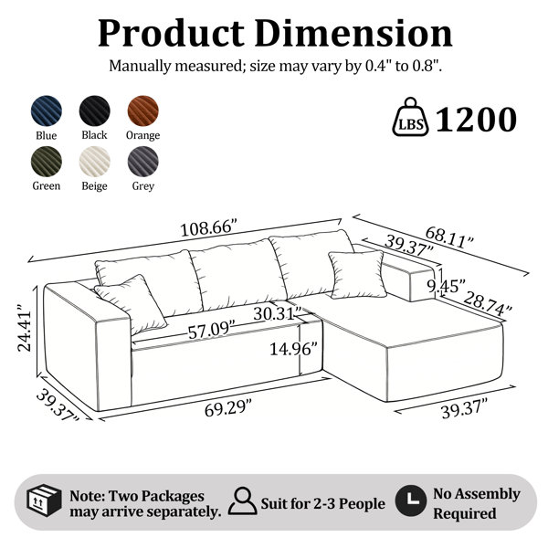 Dimensions du produit