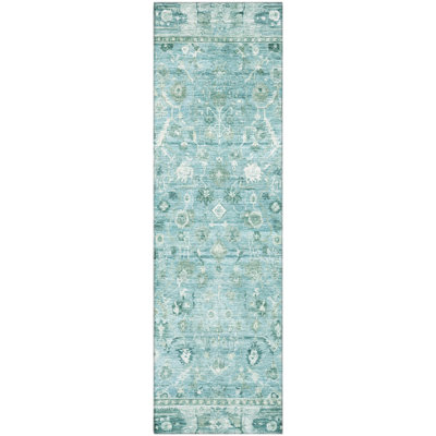 Premium Machine Washable Maag AMF1772 Global Rug