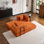 Canapé-lit convertible avec coussin cylindrique, matelas pliable en velours côtelé pour petits espaces, structure de forme fixe, salon et chambre à coucher-399570767