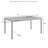 Rectangular Outdoor Dining Table Yes , 60 " W 37 " D