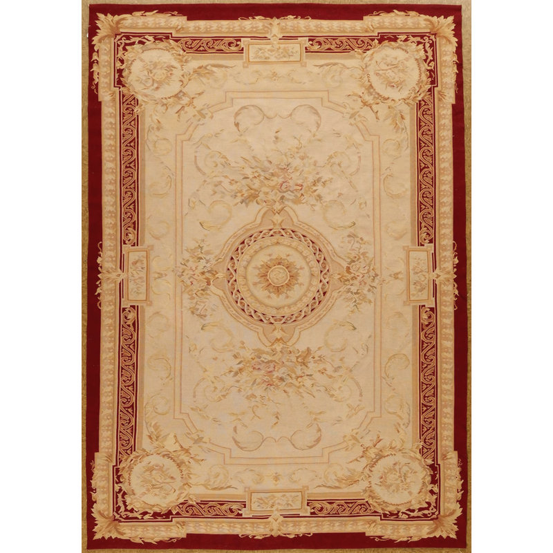 Tapis unique Aubusson 6 x 9 Modren
