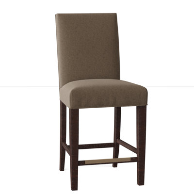 Clark Upholstered Counter Stool with Solid Wood Frame