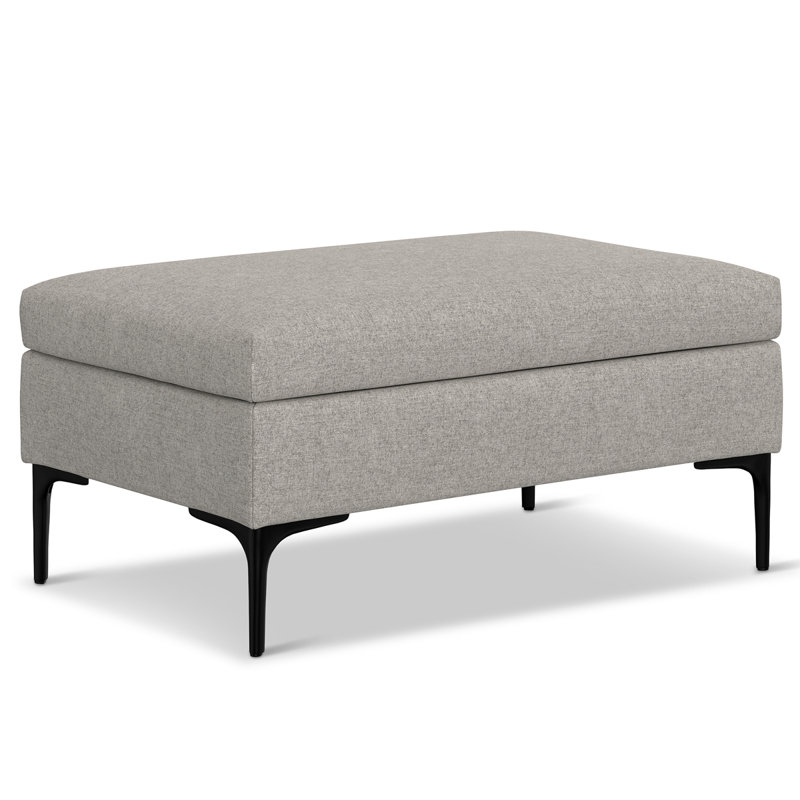 Rebecca Rectangular Coffee Table Storage Ottoman With Lift Up Lid