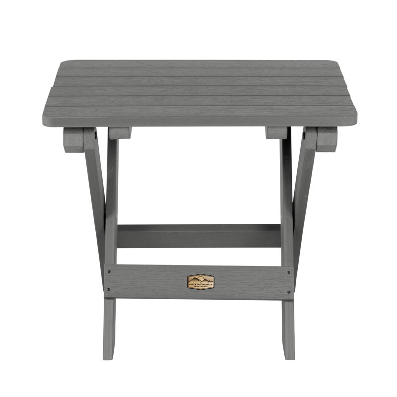 Table d'appoint pliante Newberg, Teck côtier