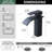 Single-Hole Single-handle back Bathroom Faucet with Drain Assembly-116572710