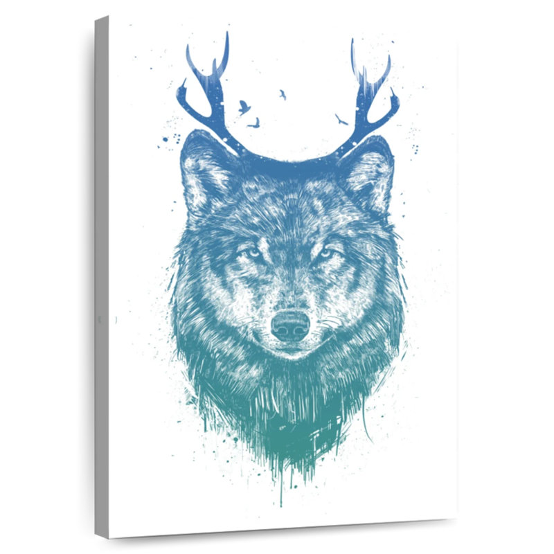 Brampt Deer Wolf, 48" H x 32" W
