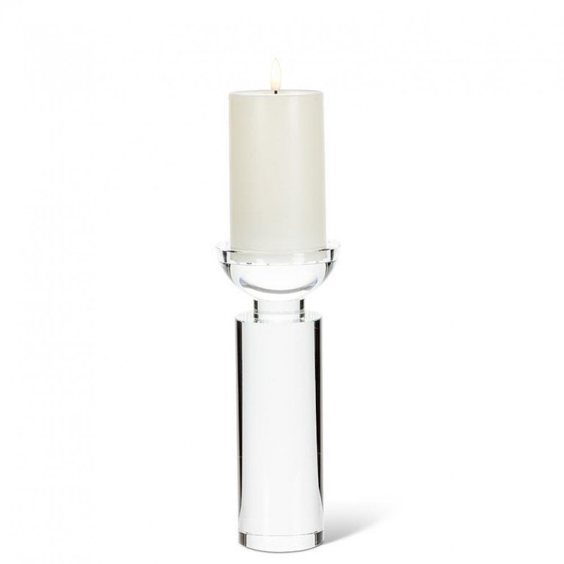 Porte-bougie colonne, H 9,5 po x l 4 po x P 4 po