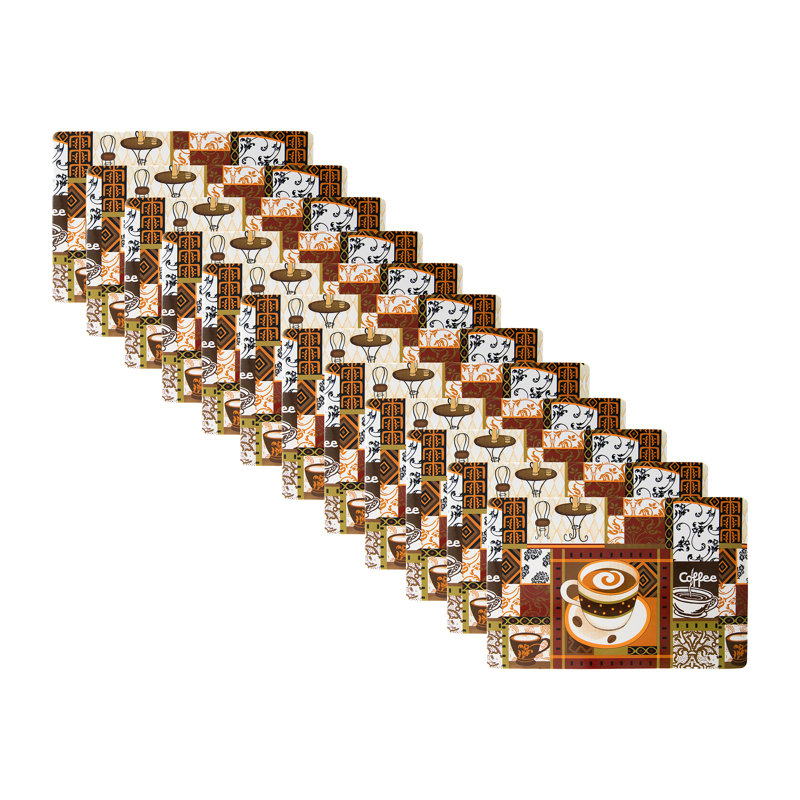 Napperon en plastique Coffee Galore - lot de 12