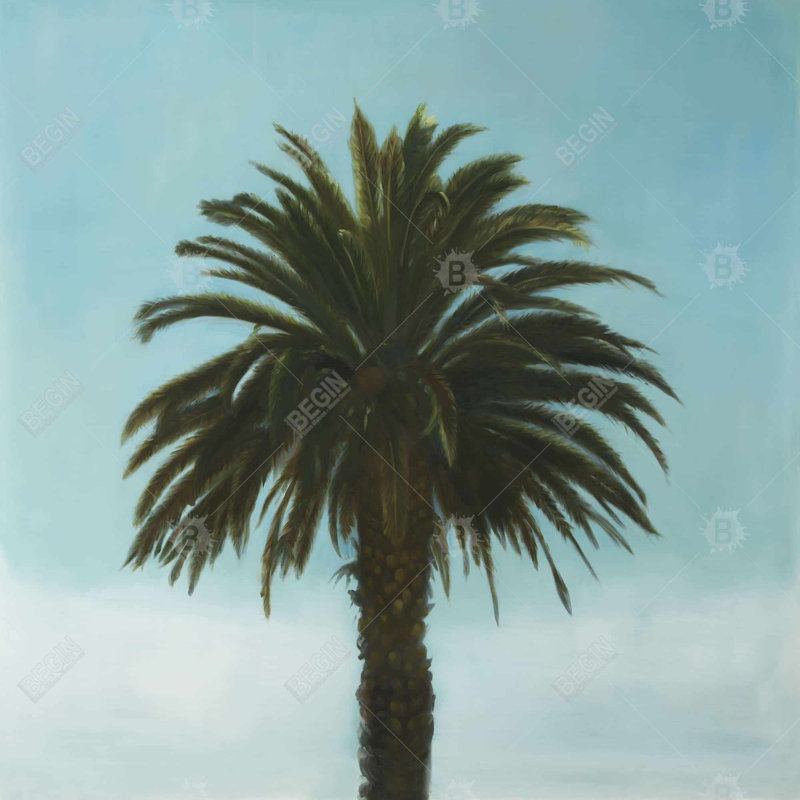 " Tropical Palm ", 24" H x 24" W