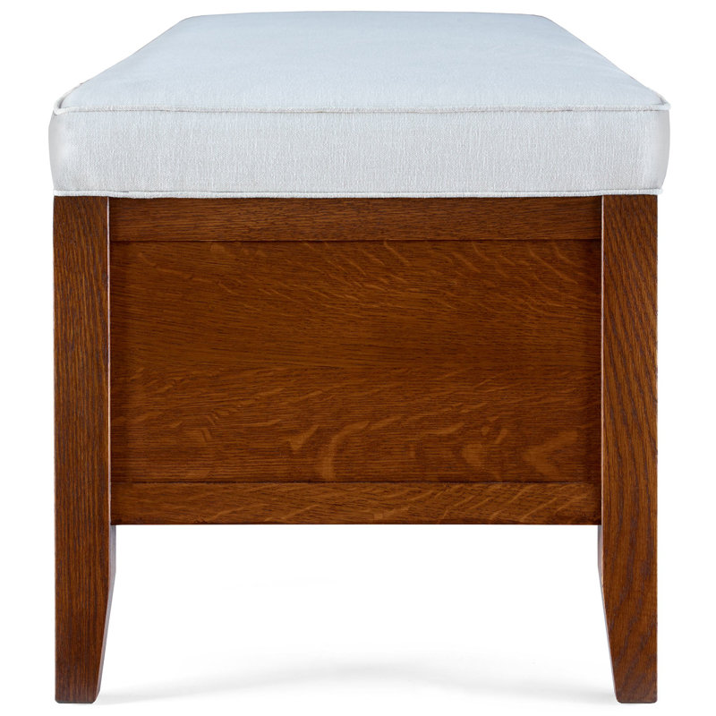 Surrey Hills Upholstered Storage Bench, Manlius, Perigold Posh Sky