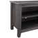 Kneeland 58" Open Storage Media Console with Electric Fireplace