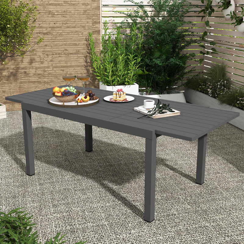 Alice 83" Outdoor Aluminum Extended Table