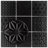 Spirit Black 11-5/8" x 11-5/8" Porcelain Mosaic Floor and Wall Tile