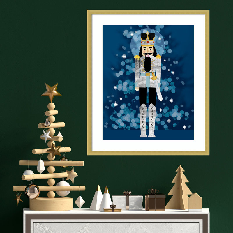 «Disco Nutcracker I» par Wood, reproduction d'art encadrée, H 25 po x l 21 po