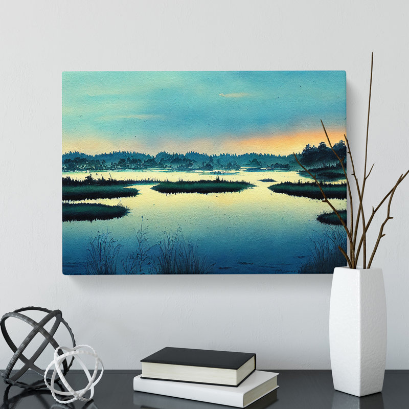 Beautiful Pond Vol.1 - Wrapped Canvas Print, 35cm H x 50cm W x 3cm D
