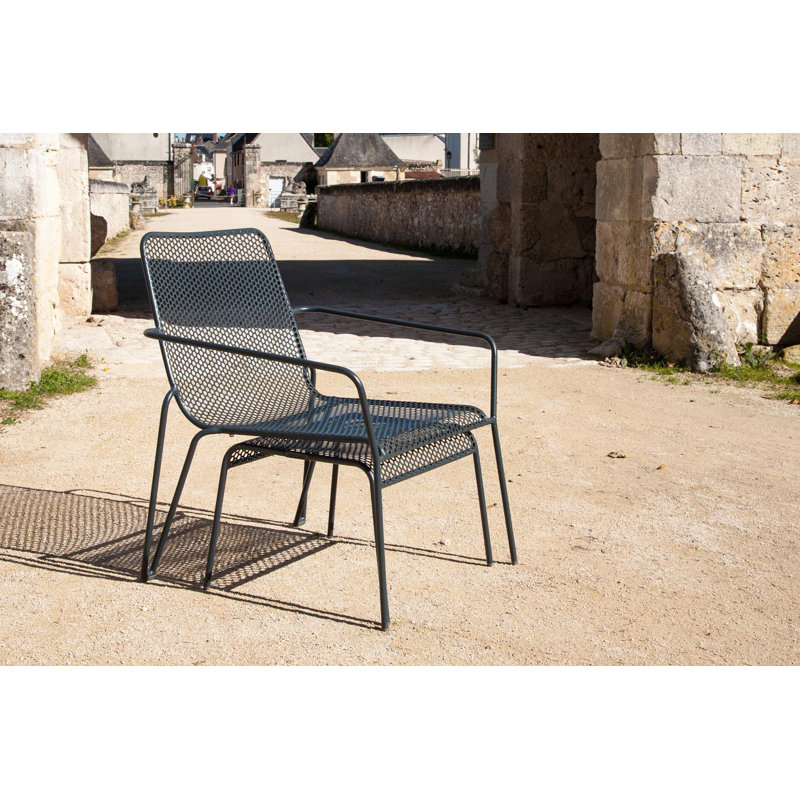 Mallen Metal Outdoor Ottoman