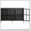 Buffet moderne en métal robuste avec rangement Armoire de rangement en acier de qualité supérieure-377967822