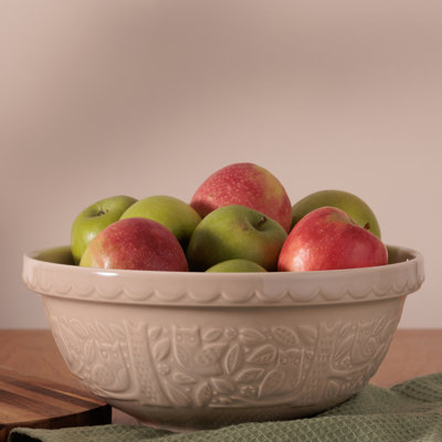 In The Forest Eathenware Mixing Bowl